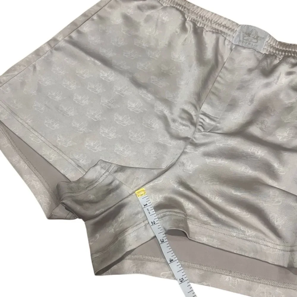 Boys Lie Satin Lounge Shorts all-over cherub print Size XXL - Picture 15 of 16
